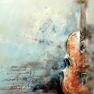 Musical Instrument oil painting